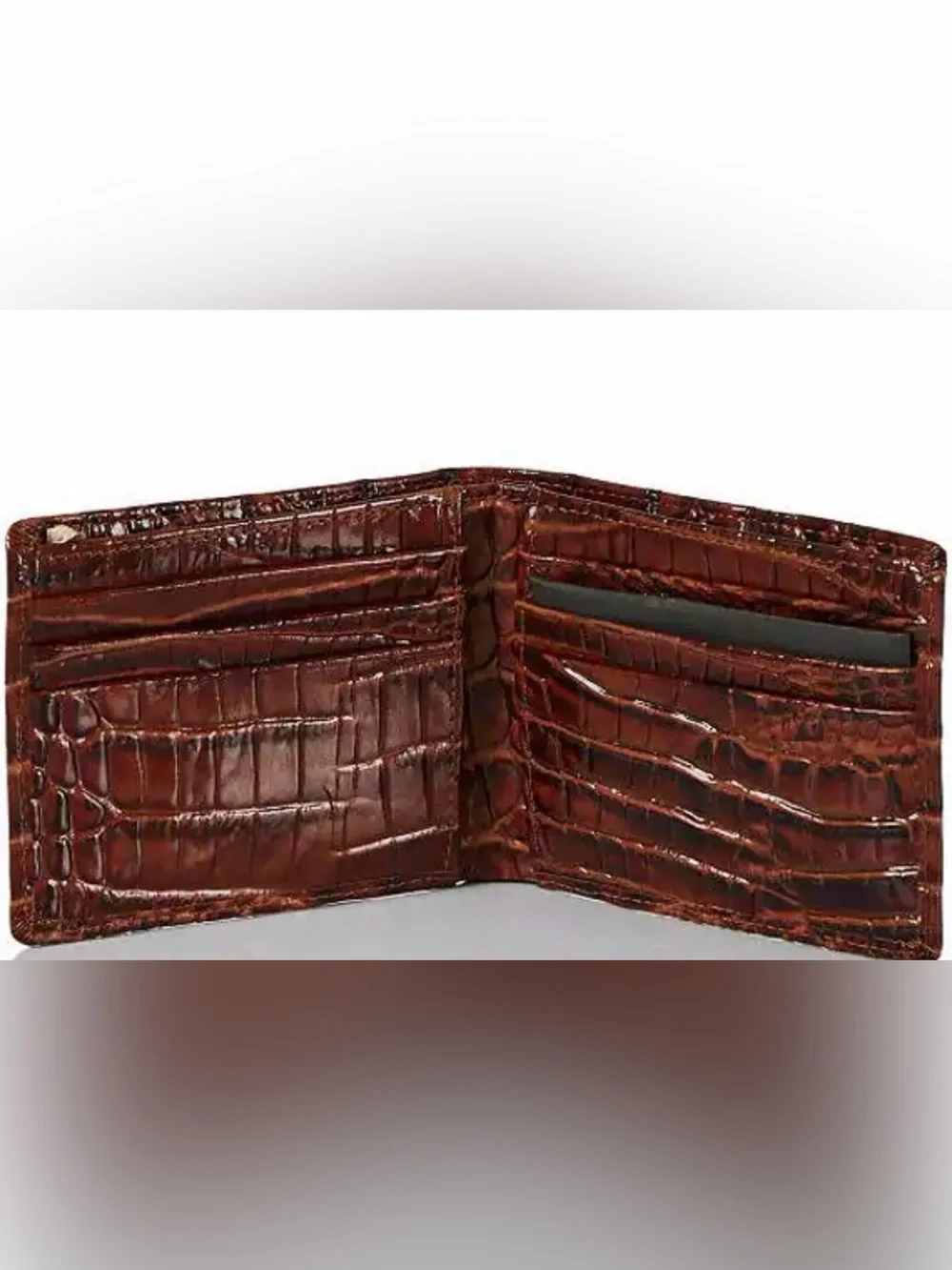 Brahmin Billfold Pecan Melbourne Genuine Leather New with Tags